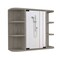 Tuhome Milan Medicine Cabinet, Six External Shelves Mirror, Three Internal Shelves, Light Gray GLZ5592 - alternate 5